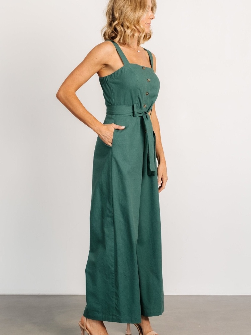 Baltic Born Hartford Jumpsuit | Green Size MM - Picture 5 of 5